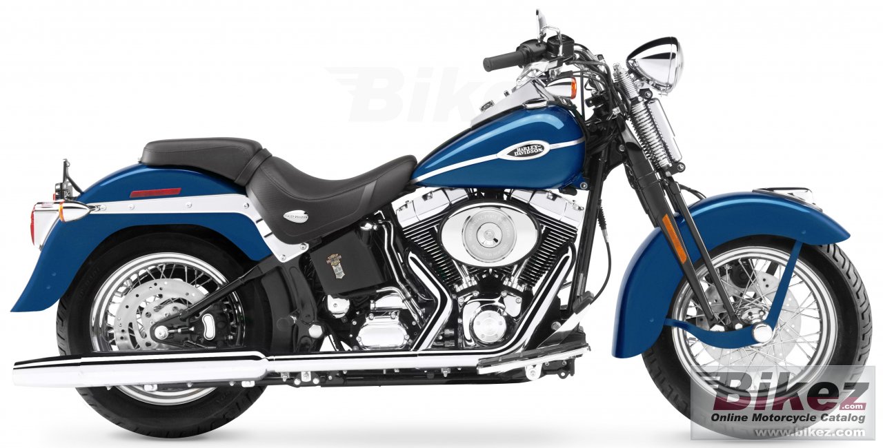 Big Harley-Davidson flstsci softail springer classic picture and wallpaper from Bikez.com